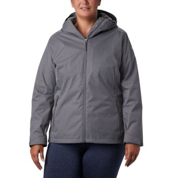Columbia Ženske Jakne - Rainie Falls Plus Size Sive | OWGL-38742